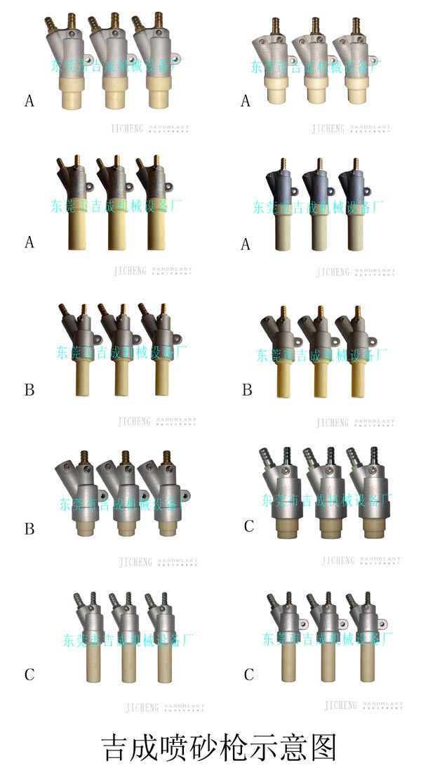 廣東惠州吉成噴砂機(jī)噴砂噴頭噴砂咀噴砂手套