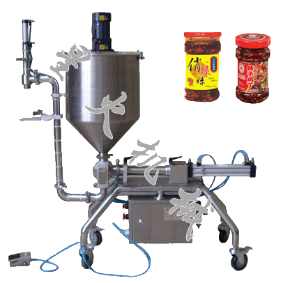 顆粒漿狀灌裝機(jī) 豆瓣醬灌裝機(jī)械