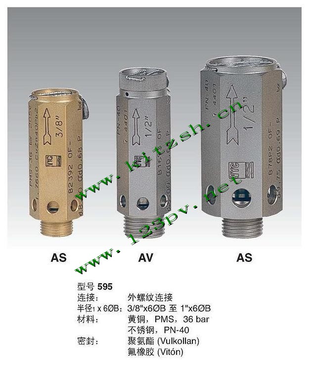 安全閥,西班牙VYC,上海KITZ