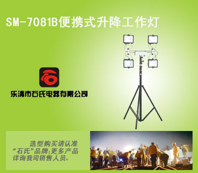 便攜式4*500w搶修燈,防汛應急工作燈，多功能強