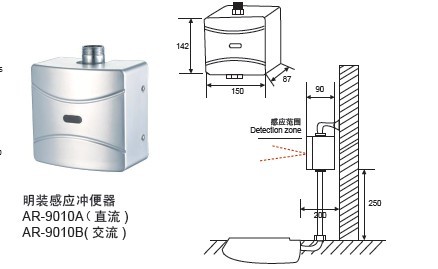 全自動(dòng)感應(yīng)沖便器