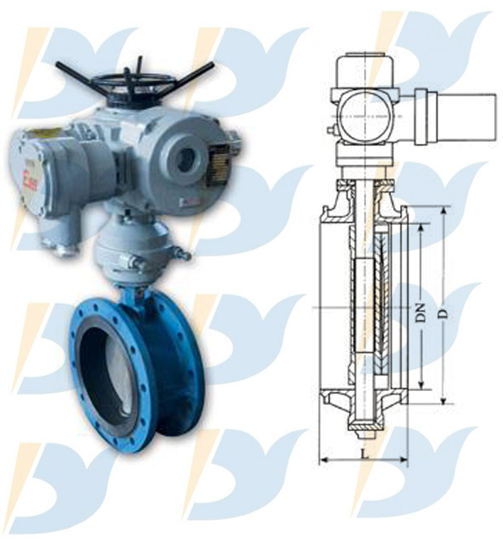 礦用蝶閥，MD941HY礦用電動(dòng)蝶閥，防爆型