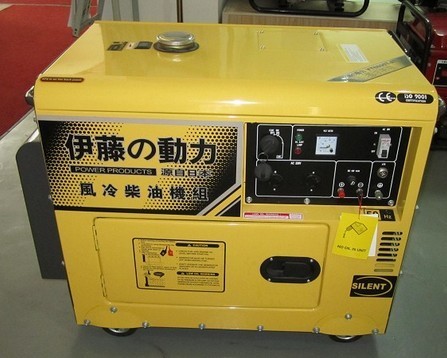 5KW靜音柴油發(fā)電機(jī) 伊藤動(dòng)力YT6800T價(jià)格