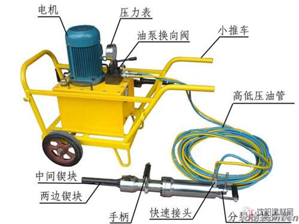 廣西柳州梧州柴油型液壓劈裂機廠家電動型液壓劈裂機型