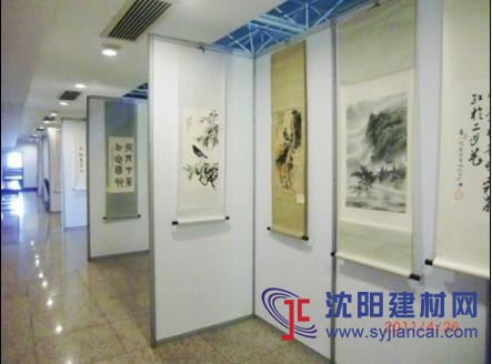 供應(yīng)山東標(biāo)攤展架,遼寧掛畫畫展屏風(fēng)