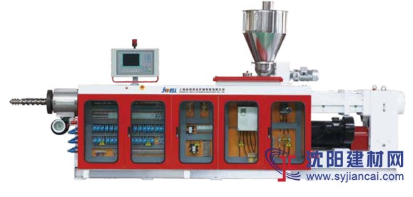 上海金緯機械優(yōu)質高速型材專用錐雙擠出機廠家圖片