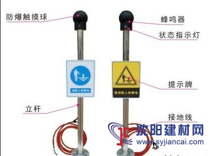 化工廠/加油站人體靜電釋放報(bào)警器