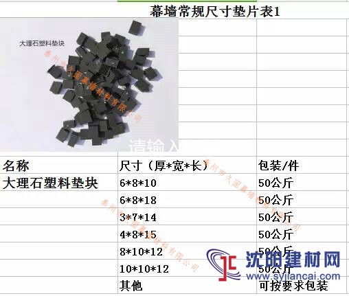 廠價直銷幕墻石材填縫塑料墊片防滑墊片玻璃墊片